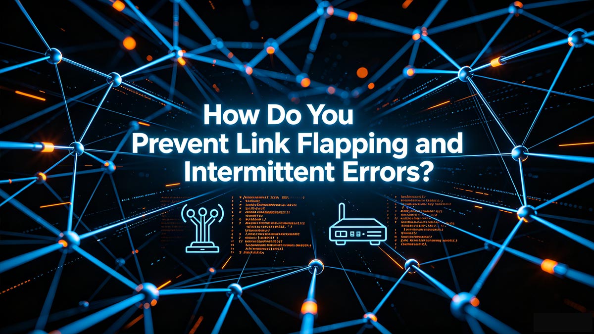 How Do You Prevent Link Flapping and Intermittent Errors?