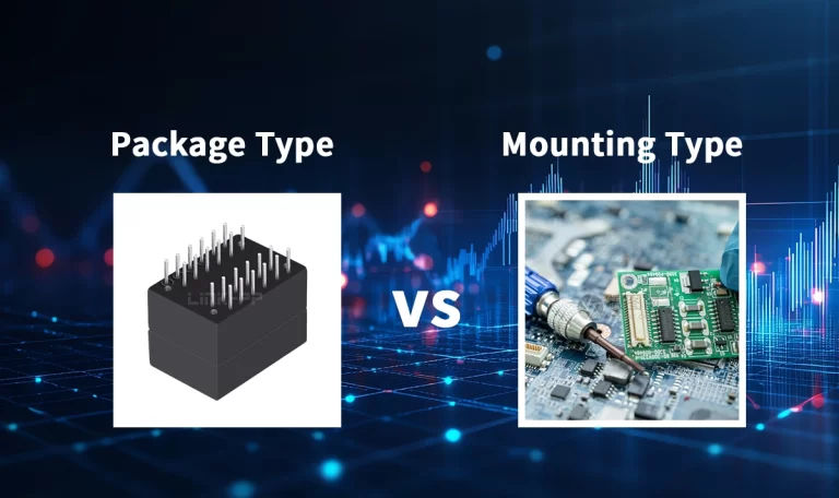 Understanding the Difference Between Package Type and Mounting Type in LAN Transformers