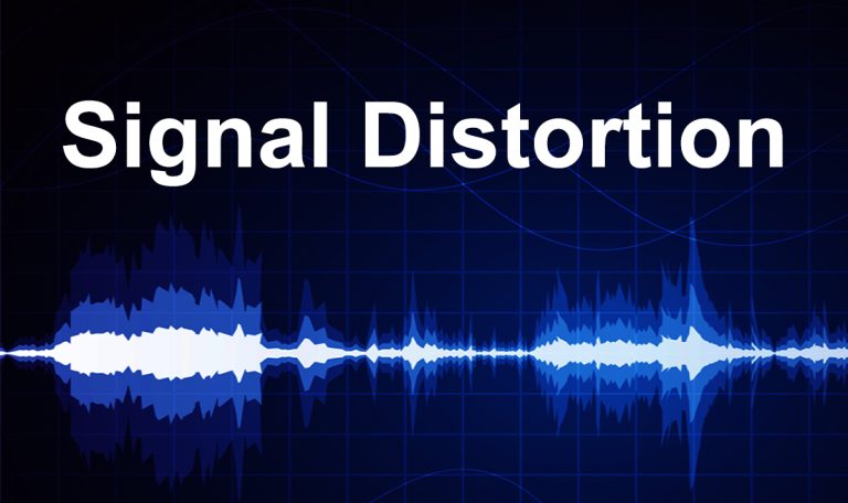 Illustration of signal distortion types in RJ45 connectors, LAN transformers, and optical modules.