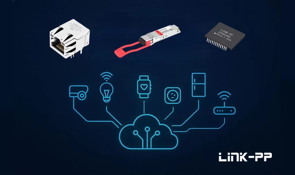Integrated RJ45 Connectors, LAN Transformers, and Optical Transceivers in IoT