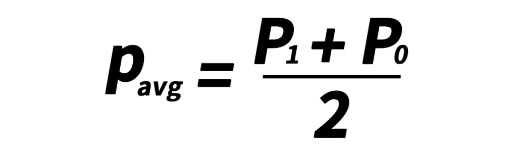 Average optical power