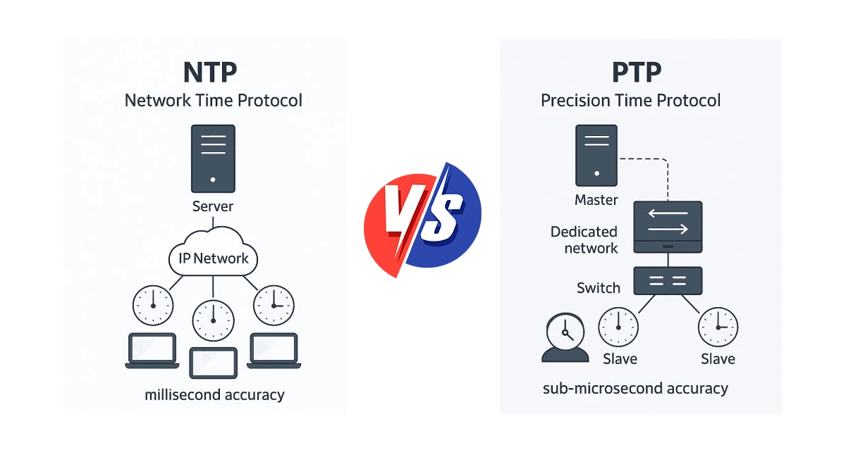 NTP vs PTP