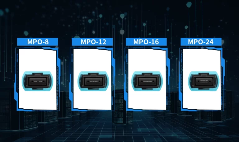 Comparing 8, 12, 16, and 24 Fiber MPO Connectors